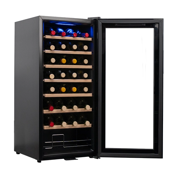 ตู้แช่ไวน์ ตู้เก็บไวน์ รุ่น โซนเดียว (Single Zone) ความจุ 93 ลิตร ขนาดบรรจุ 32 ขวด