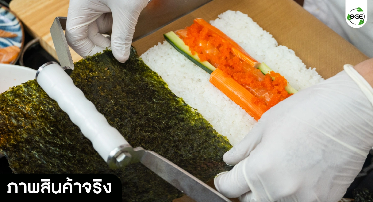 เครื่องม้วนซูชิ เครื่องทำซูชิ ภาพสินค้าจริง 2