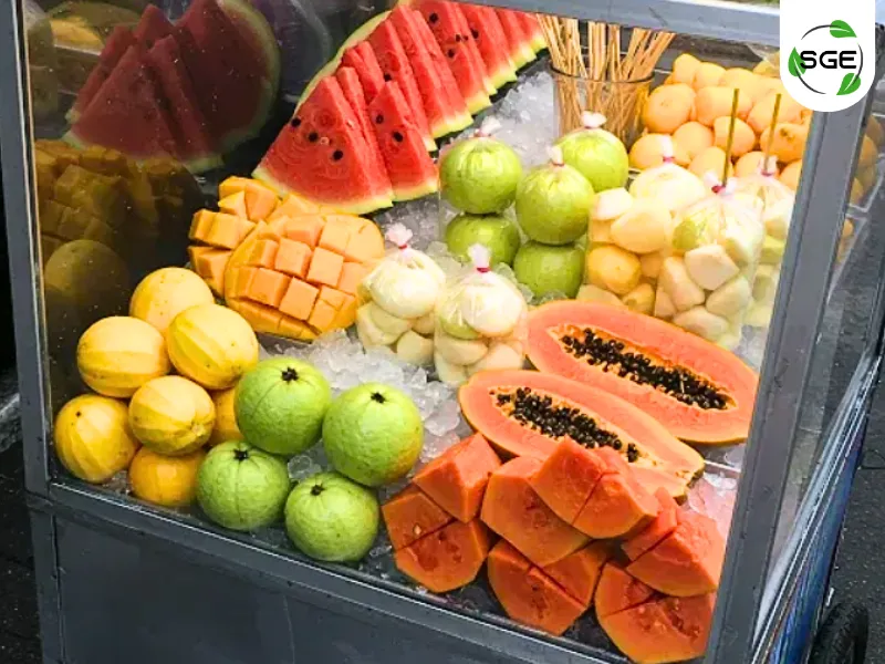 ผลไม้แช่เย็น