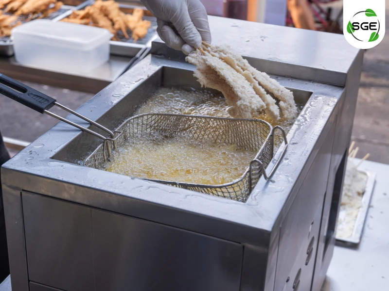 การใช้งานหม้อทอดน้ำน้ำมัน