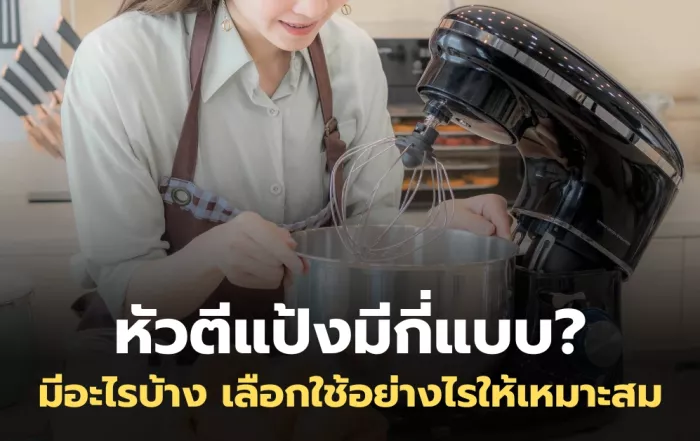 หัวตีแป้งมีกี่แบบ? เจาะลึกทุกประเภท พร้อมวิธีเลือกใช้ให้เหมาะสม