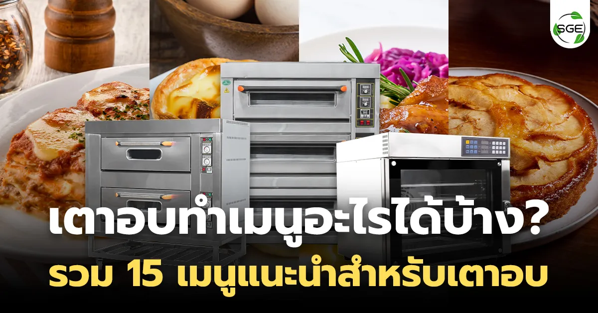 เตาอบทำเมนูอะไรได้บ้าง? รวม 15 เมนูแนะนำสำหรับเตาอบ
