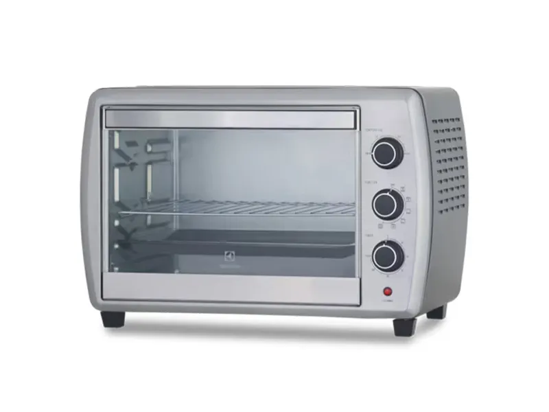 เตาอบ Electrolux รุ่น EOT38MXC เตาอบ Electrolux EOT38MXC สีเทา บนพื้นหลังขาว