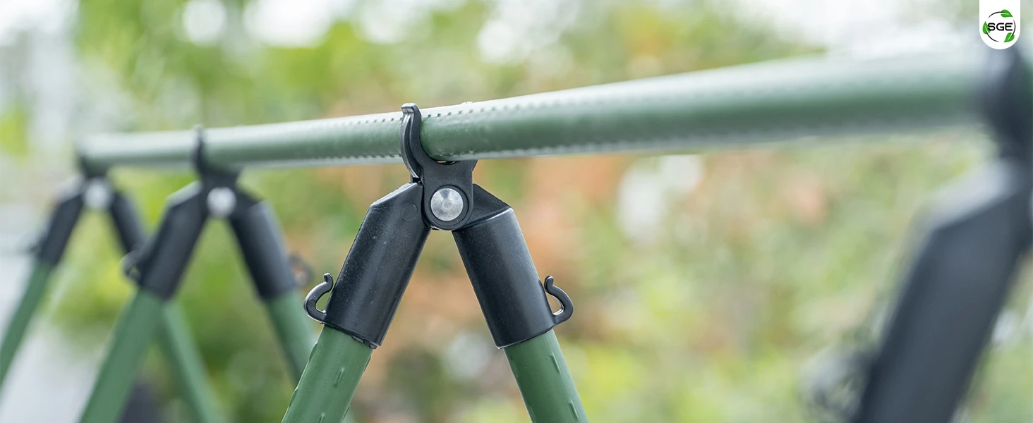 ภาพสินค้าจริง 02 ข้อต่อไม้ค้ำต้นไม้ รูปตัว A ข้อต่อสวมปลาย ทำมุม 0-70° สำหรับทำซุ้ม ทำโครงค้ำต้นไม้