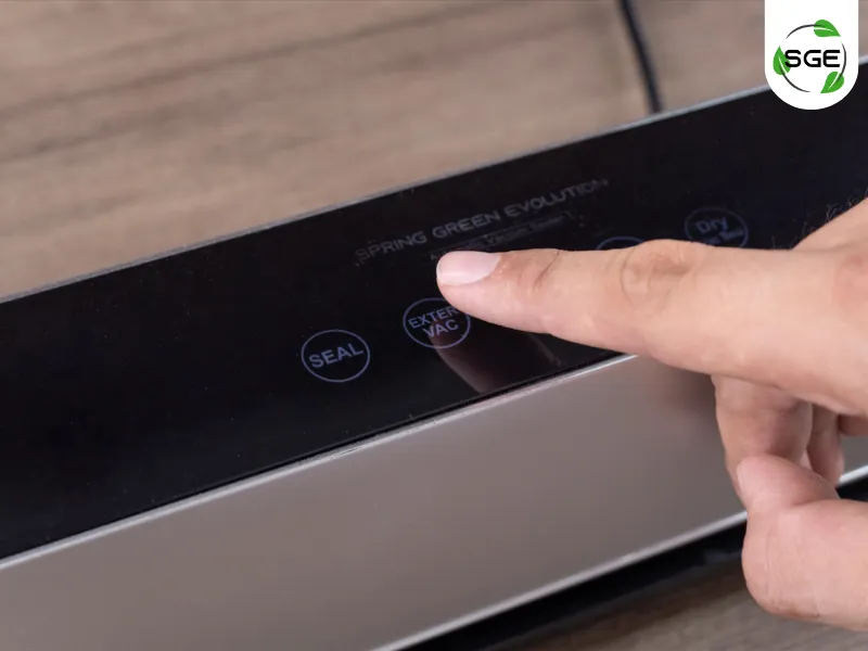 เครื่องซีลสูญญากาศ รุ่น VC-ZEN ปุ่ม EXTER VAC