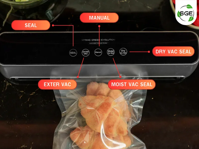 ข้อมูลการใช้งาน เครื่องซีลสูญญากาศ รุ่น VC-ZEN