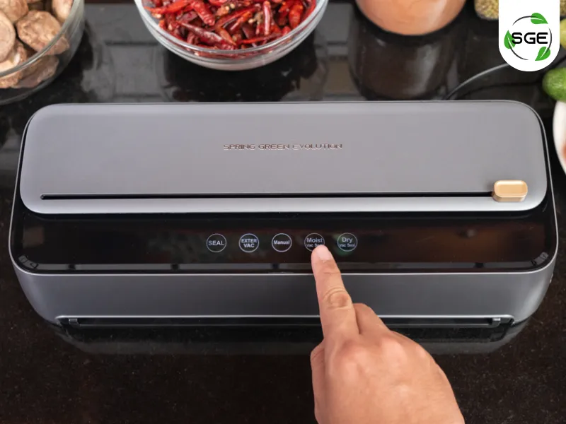 ปุ่ม MOIST VAC SEAL