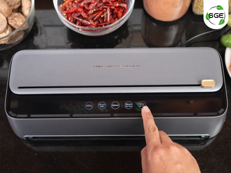 ปุ่ม DRY VAC SEAL