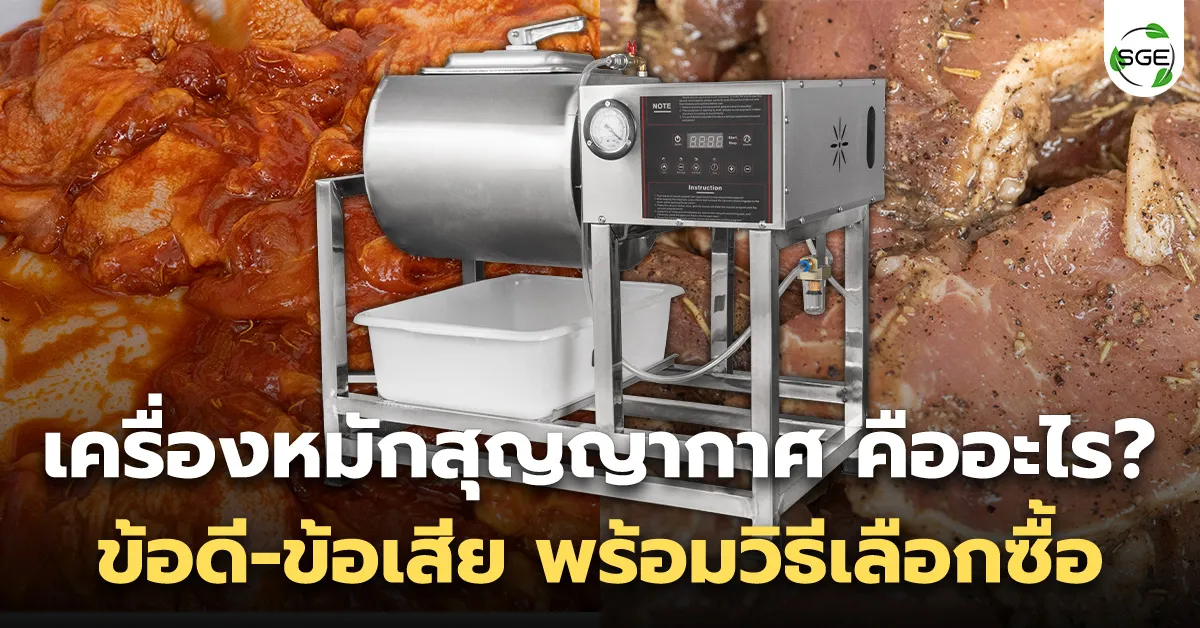เครื่องหมักสูญญากาศ คืออะไร? ข้อดี-ข้อเสีย พร้อมวิธีเลือกซื้อ