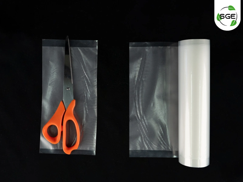 ถุงซีลสุญญากาศลายนูน แบบม้วน