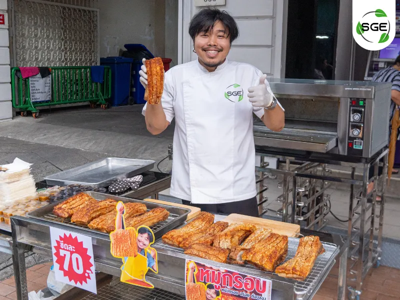 เปิดร้านหมูกรอบ ลงทุนเท่าไหร่?