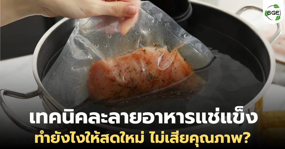 เทคนิค ละลายอาหารแช่แข็ง ทำยังไงให้สดใหม่ ไม่เสียคุณภาพ?