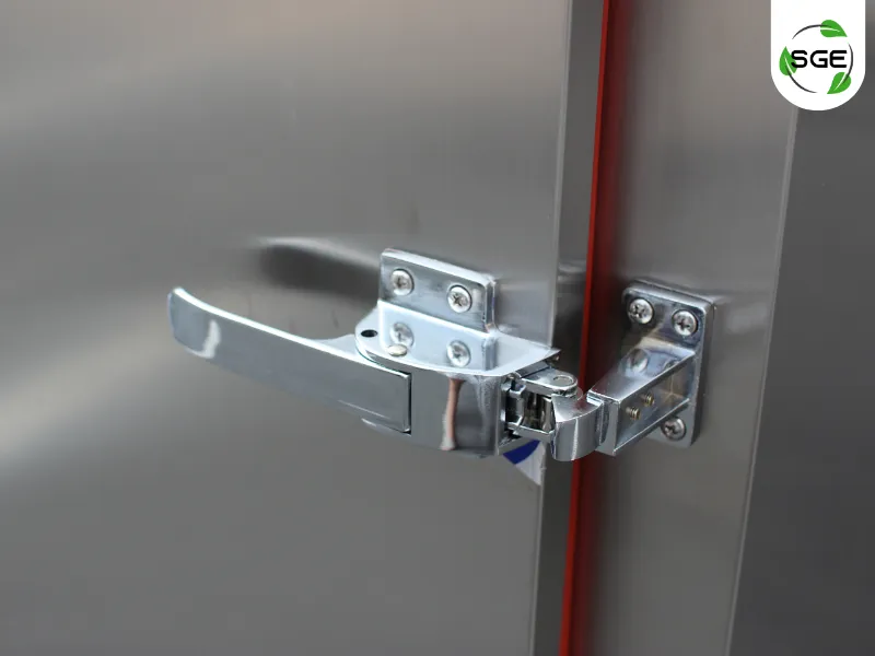 วิธีการใช้งาน ตู้อบลมร้อน GE ปิดประตูตู้อบ