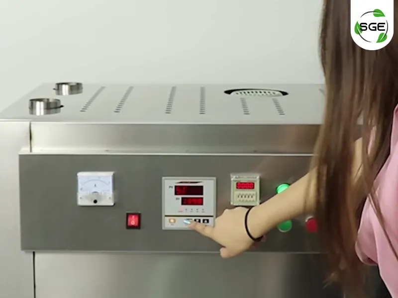 การตั้งค่าอุณหภูมิและเวลา