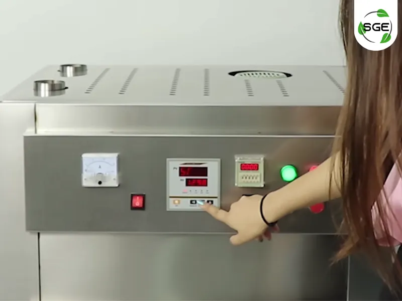 การตั้งค่าอุณหภูมิและเวลา