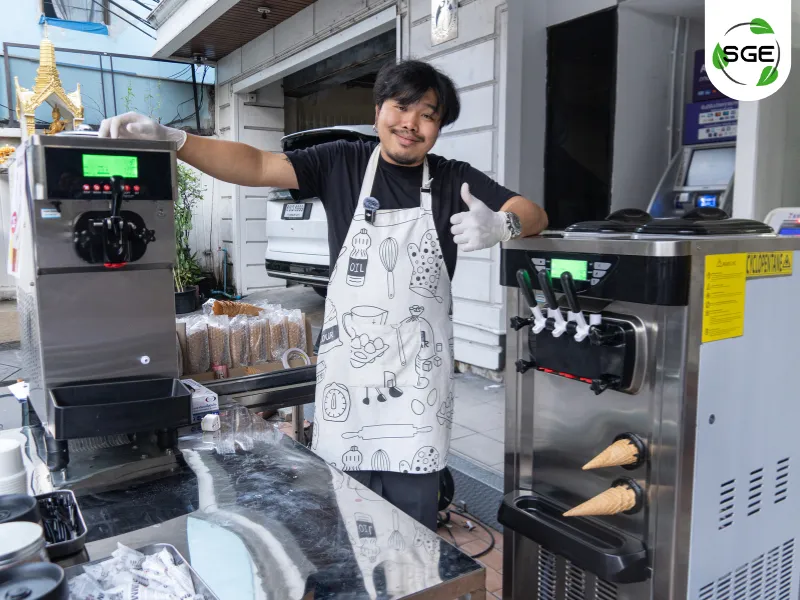 เลือกเครื่องทำไอศครีมที่เหมาะสม