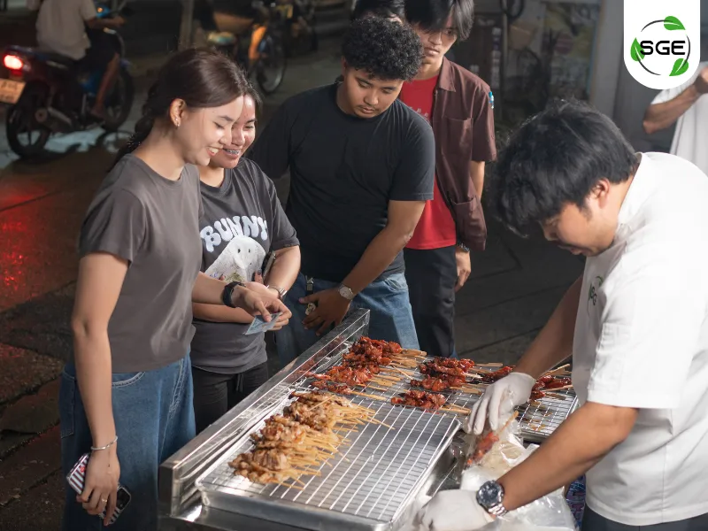 เปิดร้านหมูปิ้ง