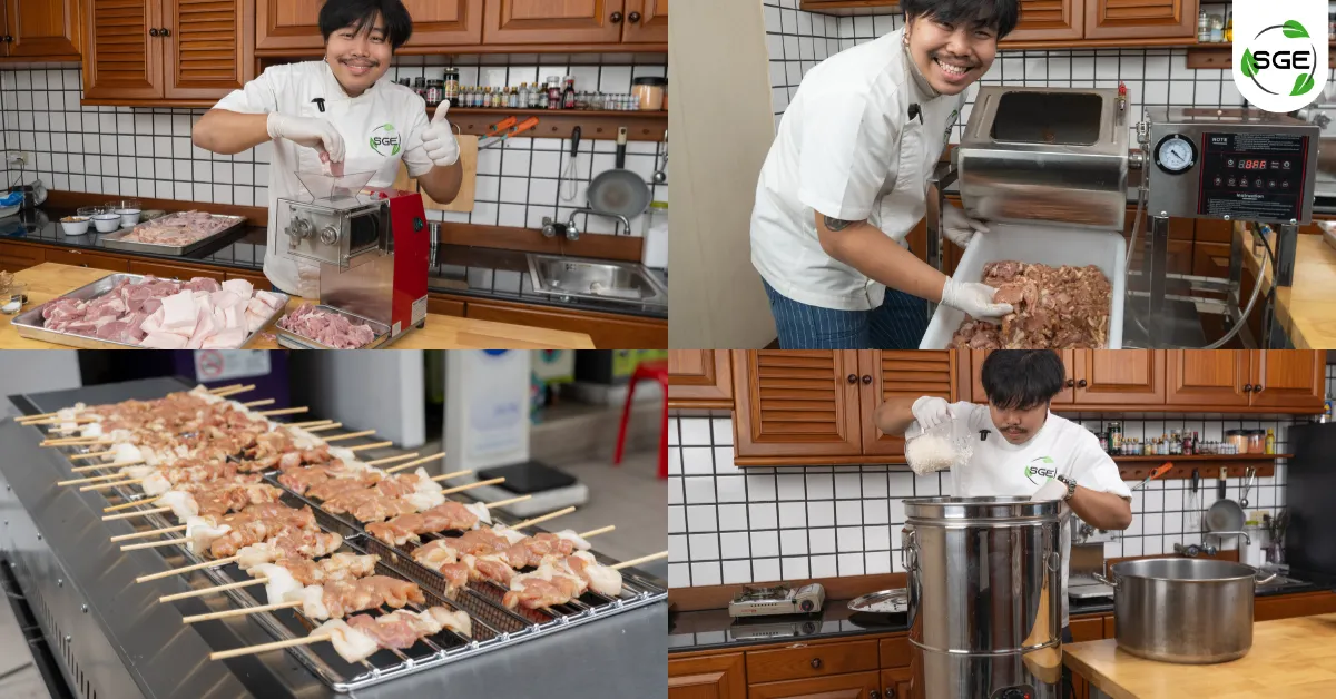 อุปกรณ์เปิดร้านหมูปิ้ง มีอะไรบ้าง?