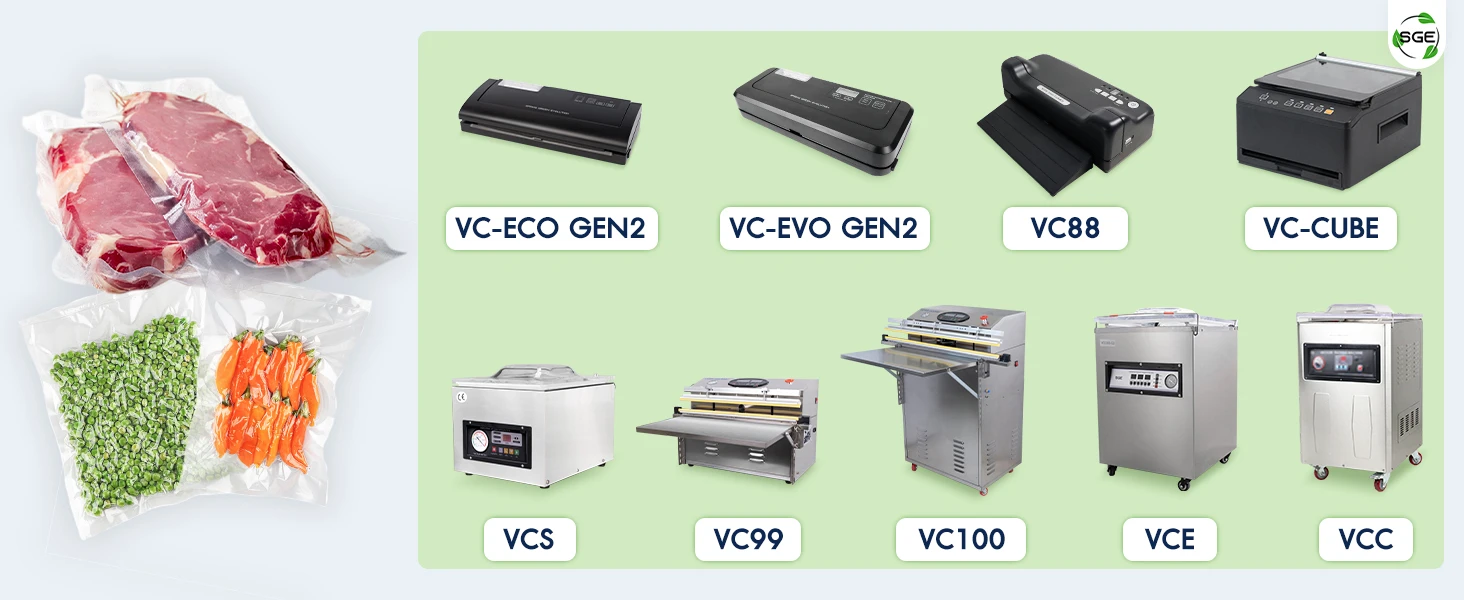 ถุงสูญญากาศแบบเรียบ เหมาะกับเครื่องซีลแบบลิ้นดูด และ เครื่องซีลแบบห้องสุญญากาศ