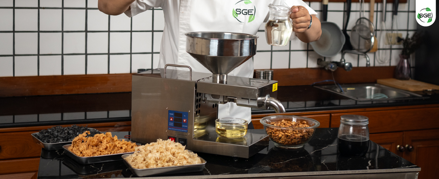 ภาพสินค้าจริง 01 เครื่องสกัดน้ำมัน 2in1 สกัดได้ทั้งแบบร้อนและแบบเย็น ภาพสินค้าจริง 01 เครื่องสกัดน้ำมัน 2in1 สกัดได้ทั้งแบบร้อนและแบบเย็น