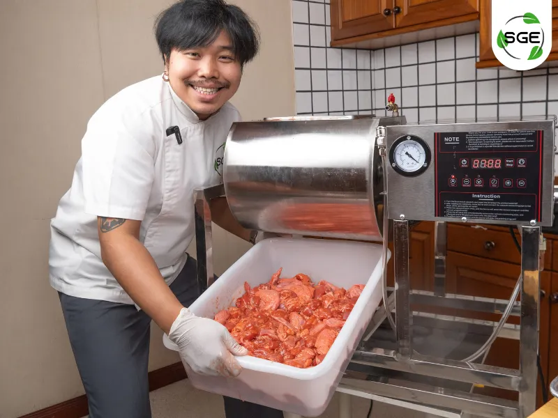 วิธีทำ ไก่ย่างแดง ขั้นตอนการนำไก่ออกจากถัง วิธีทำ ไก่ย่างแดง ขั้นตอนการนำไก่ออกจากถัง