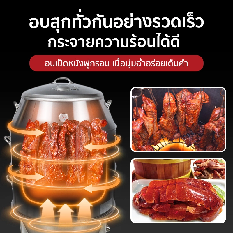 เตาอพอลโล เตาอบเป็ดย่าง เป็ดสุกทั่วถึง หนังกรอบ เนื้อนุ่ม ชุ่มฉ่ำ