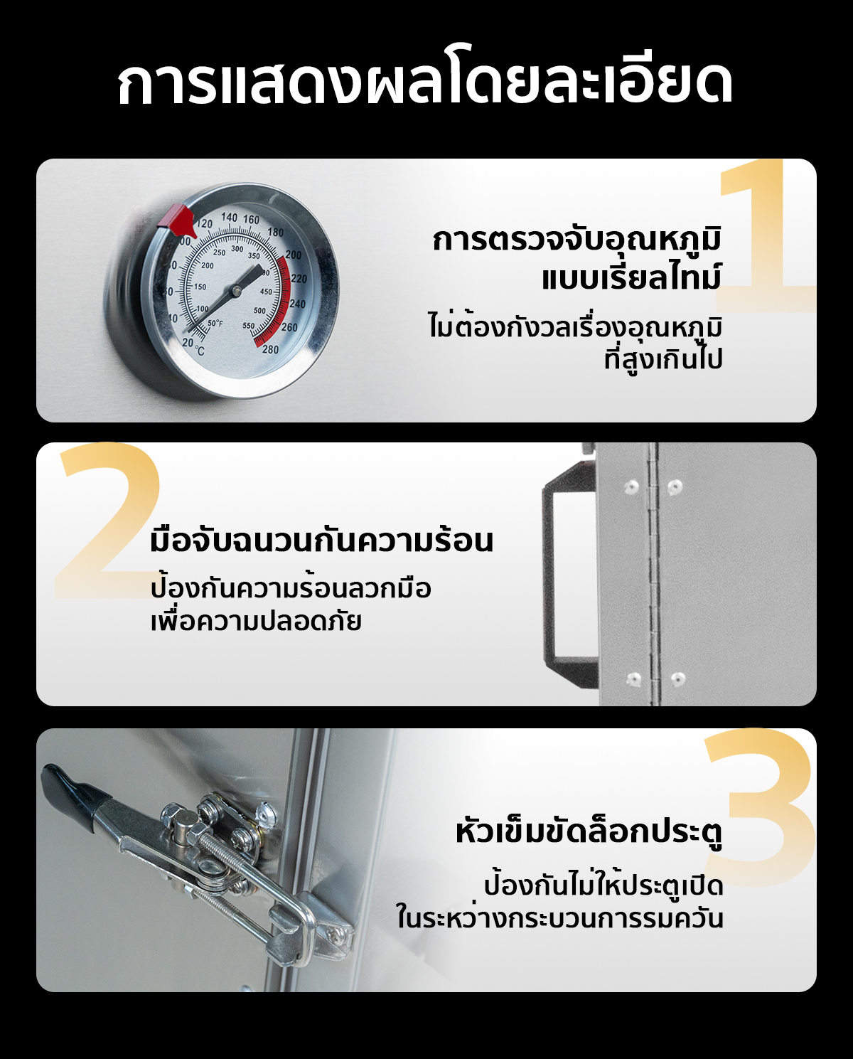 เครื่องรมควัน ตู้อบรมควัน พรีเมียม ดีไซน์รองรับการใช้งานจริง เครื่องรมควัน ตู้อบรมควัน พรีเมียม ดีไซน์รองรับการใช้งานจริง