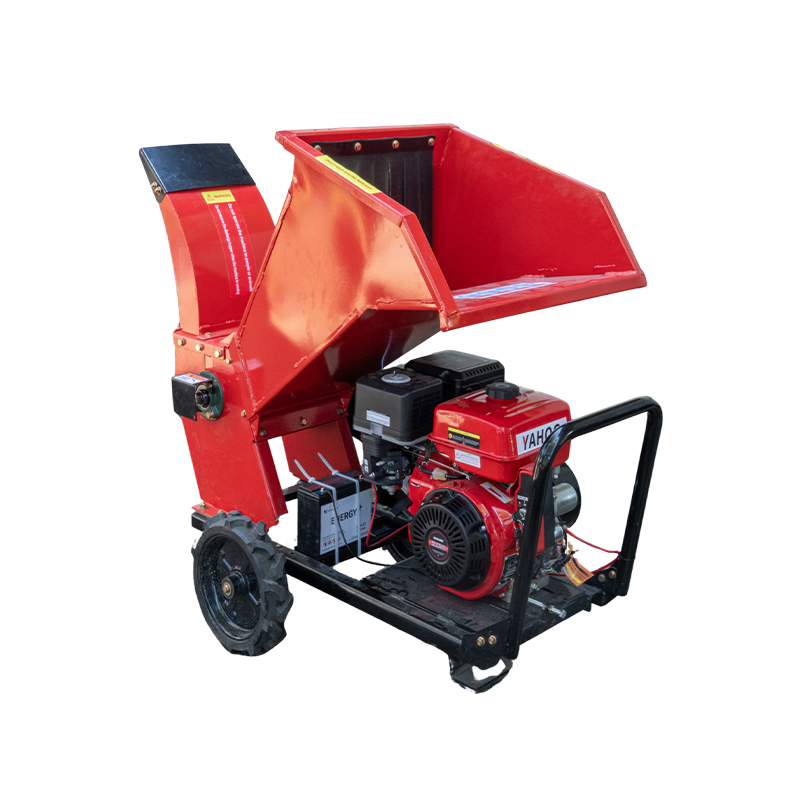 เครื่องย่อยกิ่งไม้ Heavy Duty เครื่องยนต์เบนซิน ขนาด 600 kg/h (รองรับไม้ Ø 8 ซม.)