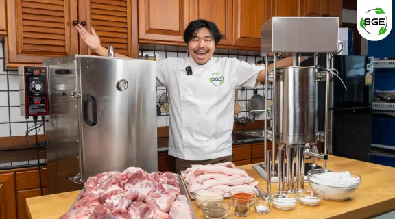 อุปกรณ์เปิดร้านไส้กรอกรมควัน อุปกรณ์เปิดร้านไส้กรอกรมควัน