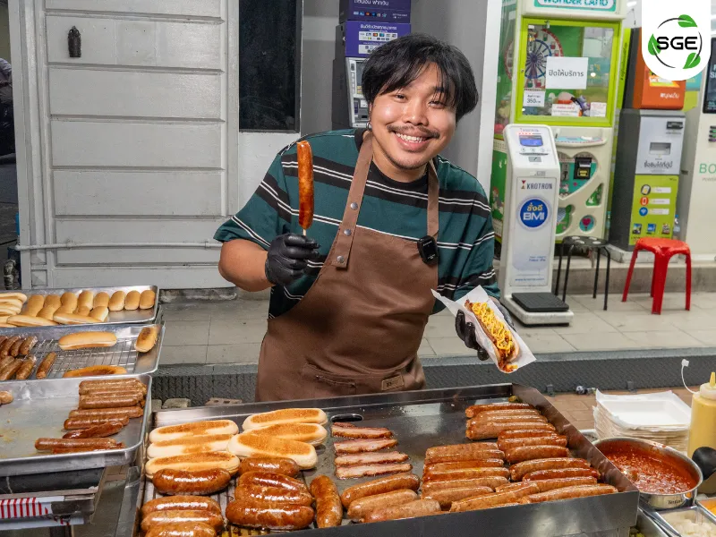 เปิดขายไส้กรอกรมควัน เปิดขายไส้กรอกรมควัน