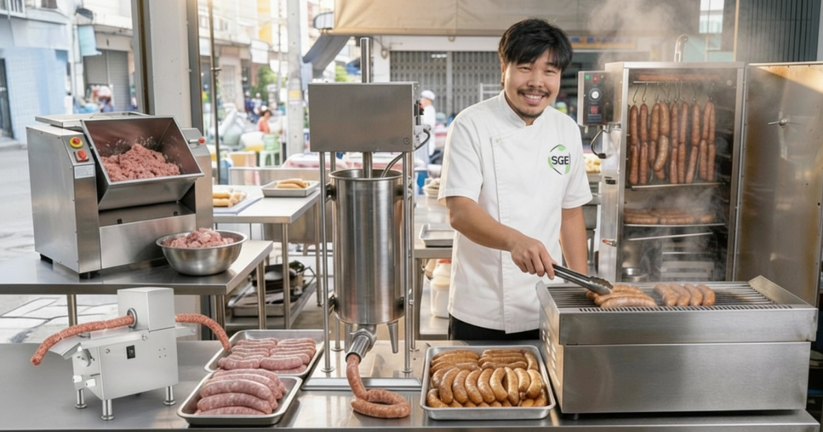 ไอเดียธุรกิจ "เปิดร้านไส้กรอกรมควัน" เปิดตัวเลขต้นทุน-กำไร แบบไม่มีกั๊ก