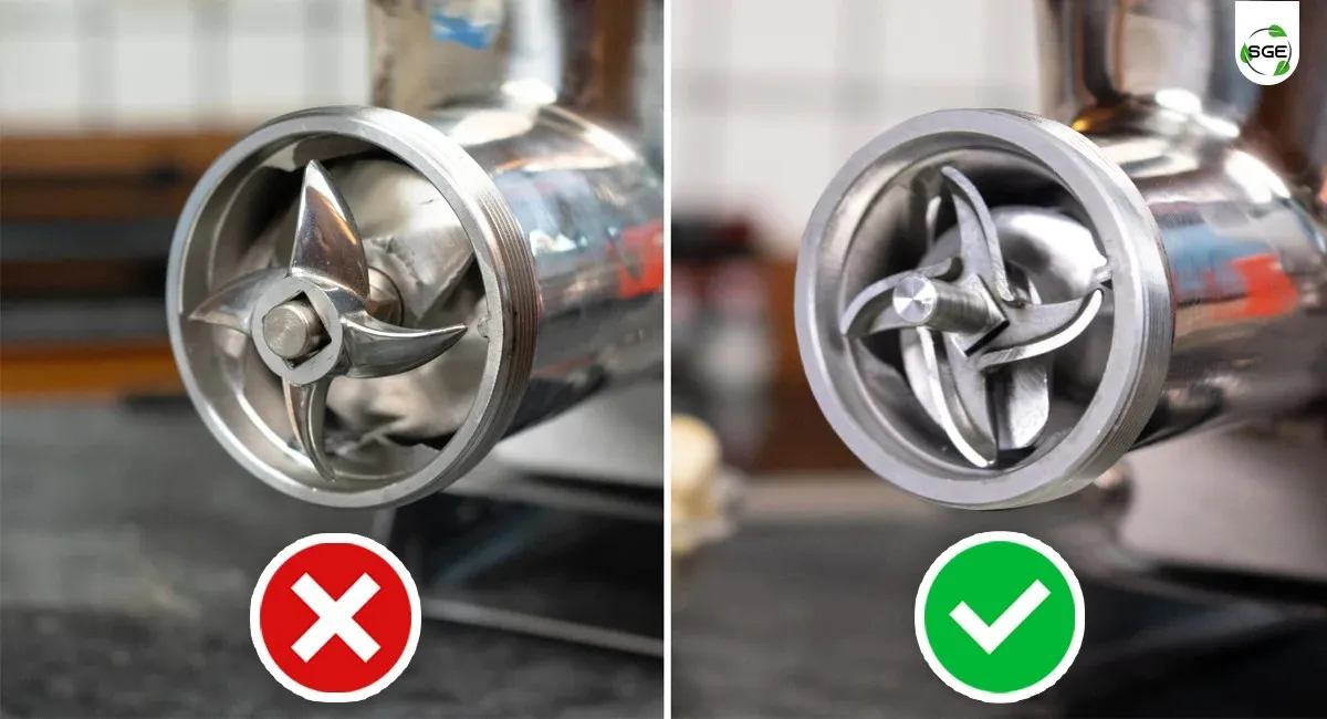 ภาพตัวอย่าง การใส่ใบมีดที่ถูกต้อง ภาพตัวอย่าง การใส่ใบมีดที่ถูกต้อง