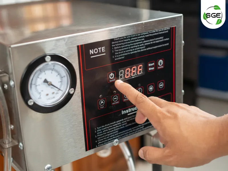 วิธีการใช้งาน เครื่องหมักเนื้อสูญญากาศ ขั้นตอนที่7