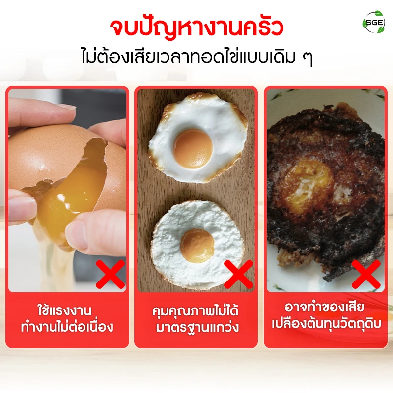 เครื่องทอดไข่ดาวอัตโนมัติ ช่วยจบปัญหางานครัว