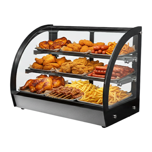 ตู้โชว์อุ่นอาหาร ระบบคอยล์ร้อน
