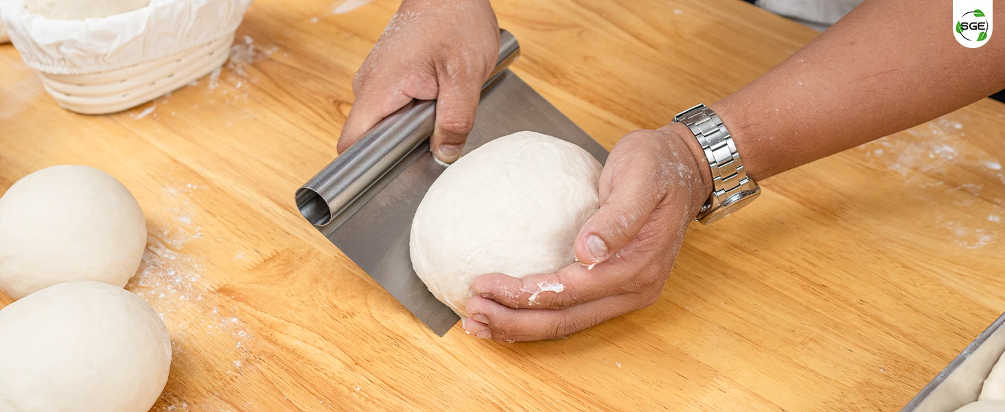 ภาพถ่ายสินค้าจริง มีดตัดแป้ง ที่ตัดแป้ง DCSS เคลื่อนย้ายแป้งได้ง่ายดาย