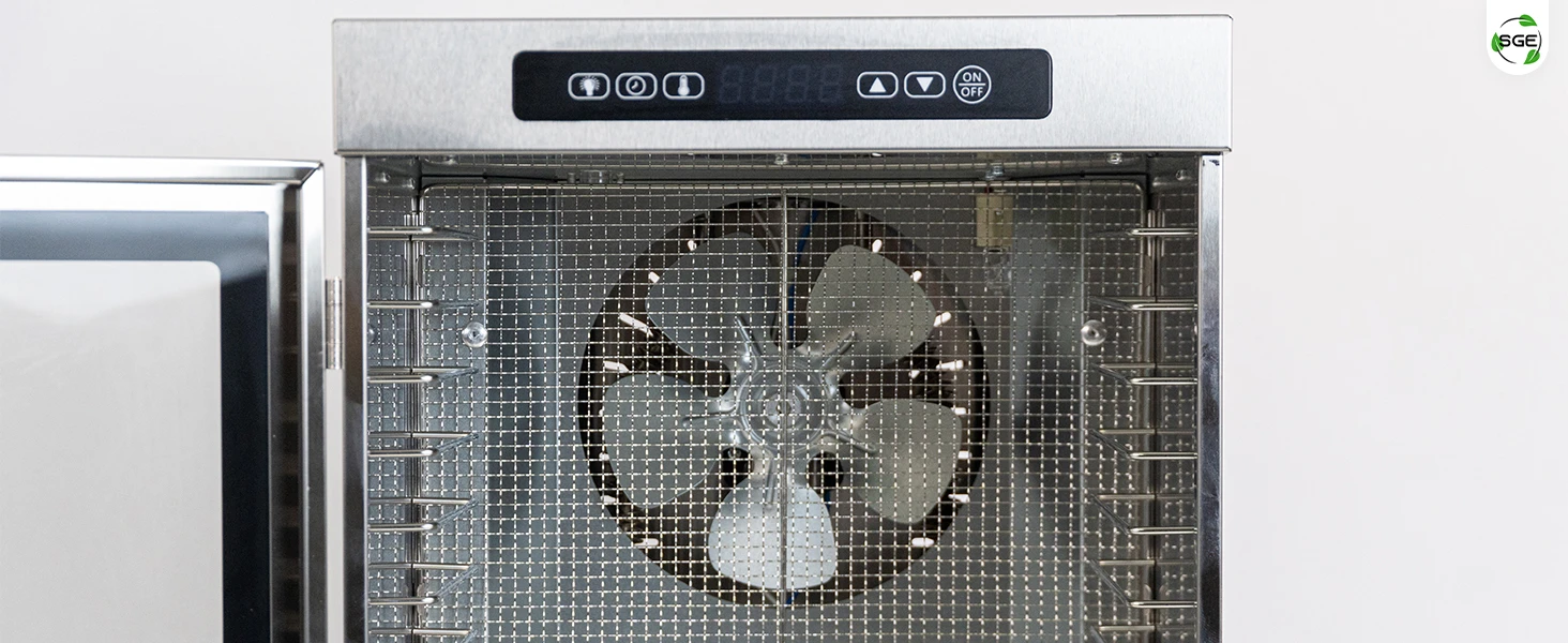 ภาพถ่ายสินค้าจริง พัดลม ตู้อบลมร้อน เครื่องอบแห้งลมร้อน รุ่น DryMaster 14 ถาด