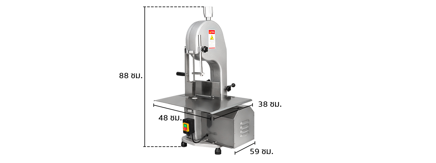 ตารางขนาดสินค้า เครื่องตัดกระดูก รุ่น ECO ตารางขนาดสินค้า เครื่องตัดกระดูก รุ่น ECO