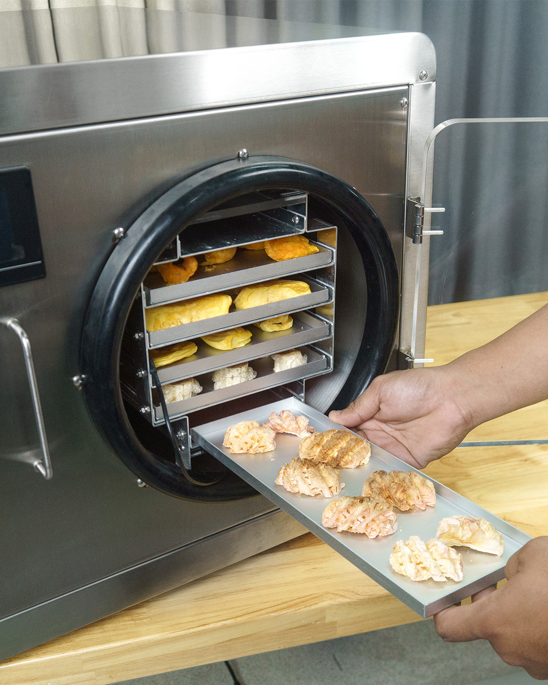 ทดลองใช้งาน เครื่องฟรีซดราย (Freeze Dry)