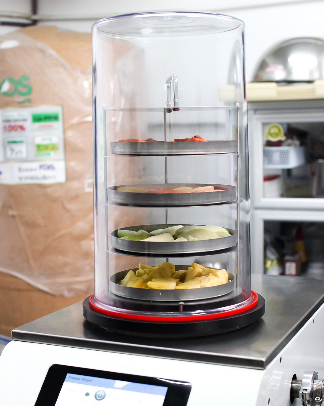 ทดลองใช้งาน เครื่องฟรีซดราย (Freeze Dry)