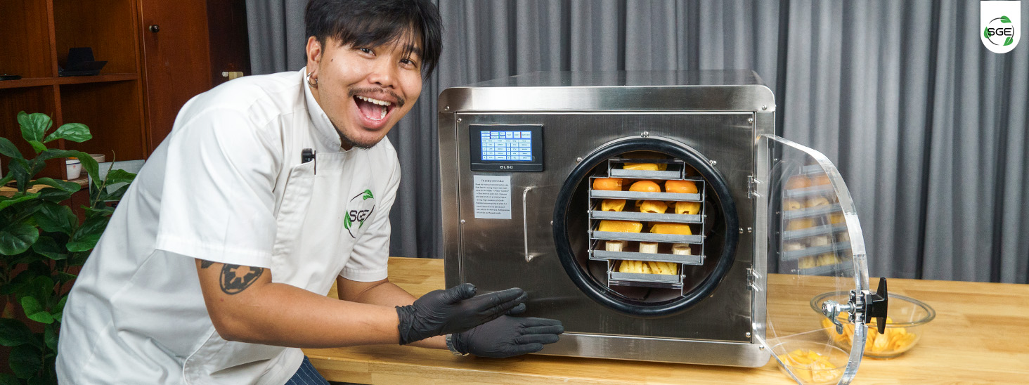 ภาพถ่ายสินค้าจริง ของ เครื่องฟรีซดรายสุญญากาศ