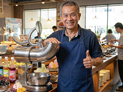รีวิว เครื่องทำน้ำแข็งใสจากคุณอัครเดช เจ้าของร้านบุฟเฟ่ต์