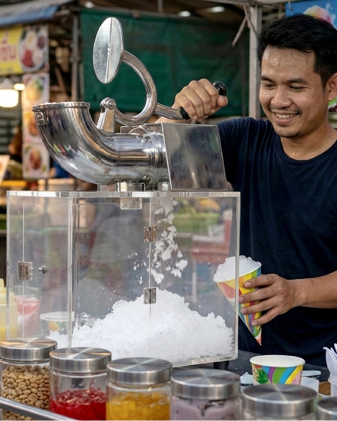 ทดลองใช้งานเครื่องทำนํ้าแข็งใสฟรี! ได้ที่โชว์รูม SGE ทุกสาขา