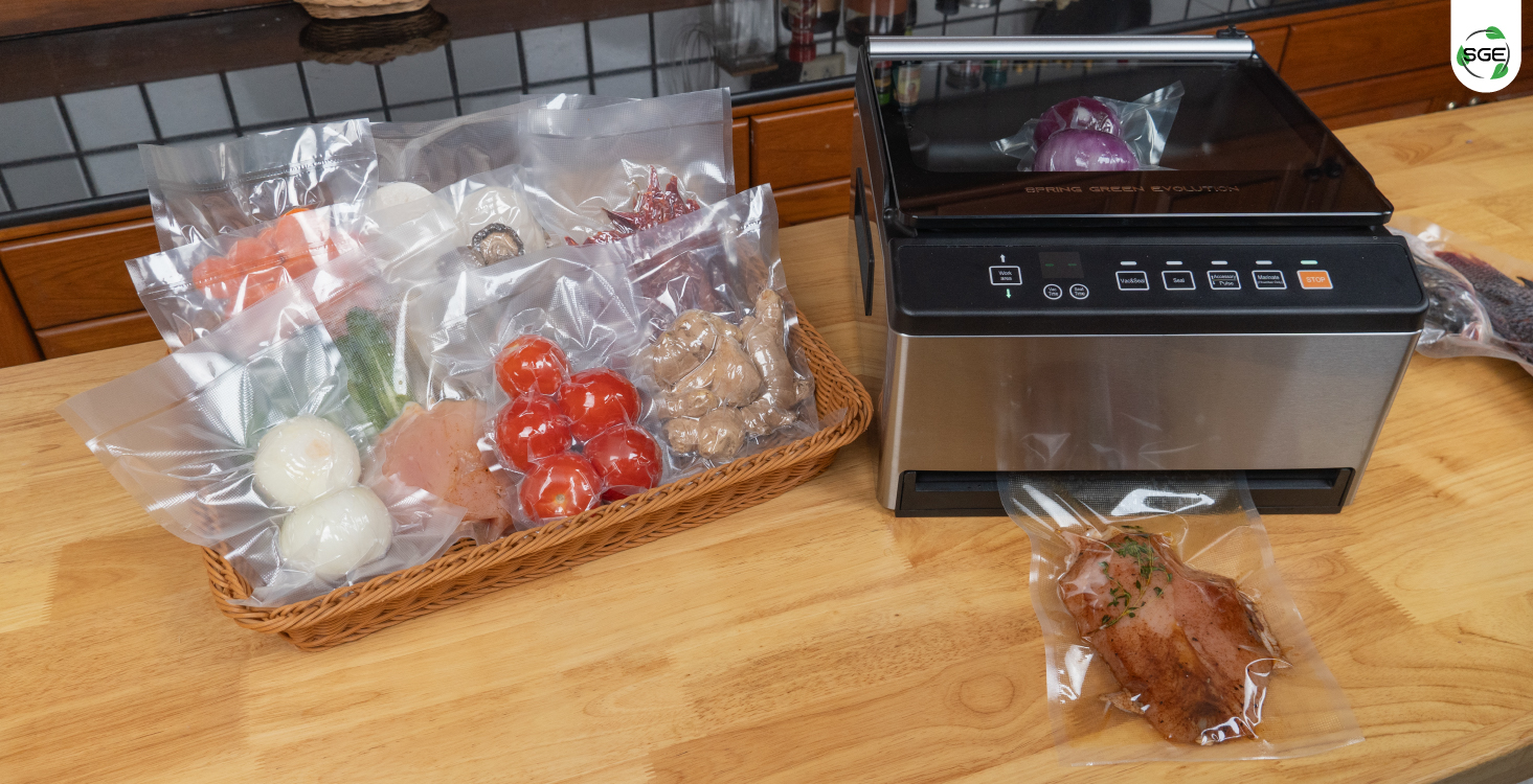 สินค้าจริง เครื่องซีลสูญญากาศ กึ่งอุตสาหกรรม VC-CUBE-G2