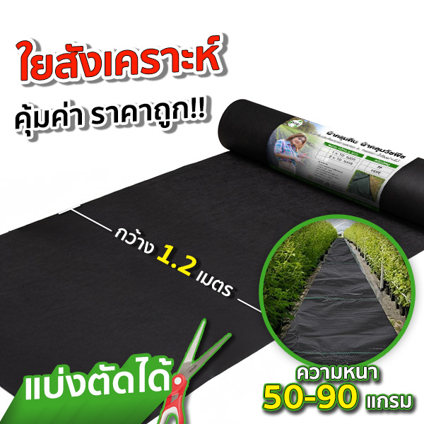 ผ้าคลุมดิน ผ้าคลุมวัชพืช วัสดุแผ่นใยสังเคราะห์ SGE