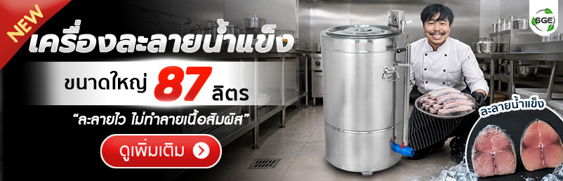 เครื่องละลายน้ำแข็ง ขนาดใหญ่ 50, 87 ลิตร สำหรับร้านอาหาร และใช้เชิงพาณิชย์ SGE
