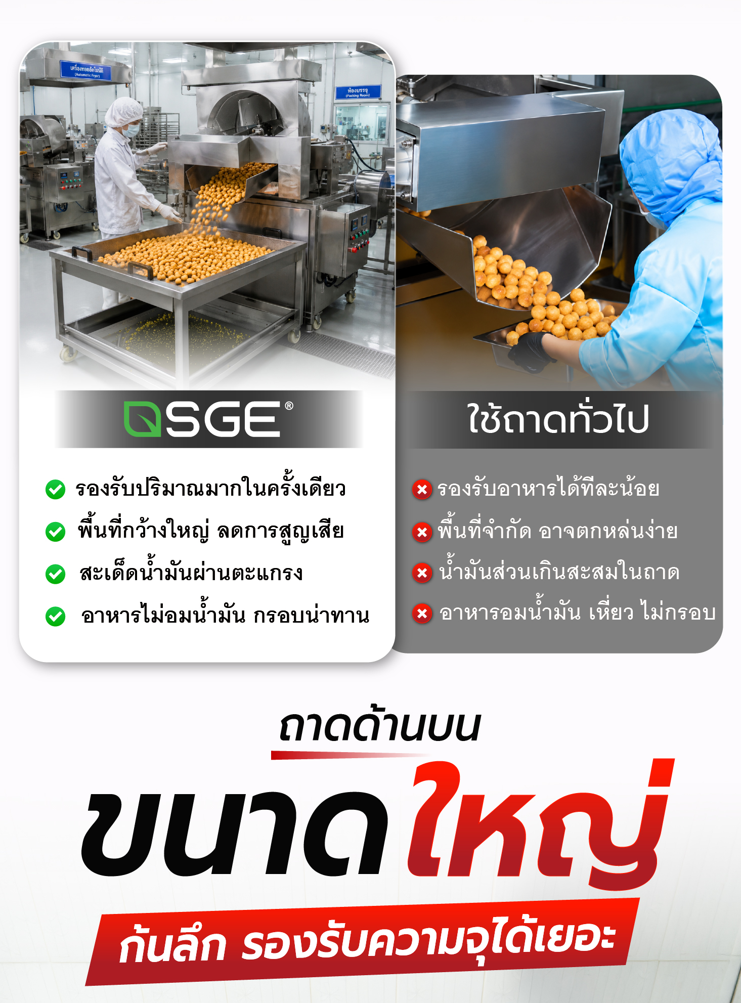 รถเข็นตะแกรงสแตนเลส ถาดตะแกรงพักสะเด็ดน้ำ-น้ำมัน ขนาดใหญ่ ระดับอุตสาหกรรม SGE รถเข็นตะแกรงสแตนเลส ถาดตะแกรงพักสะเด็ดน้ำ-น้ำมัน ขนาดใหญ่ ระดับอุตสาหกรรม SGE