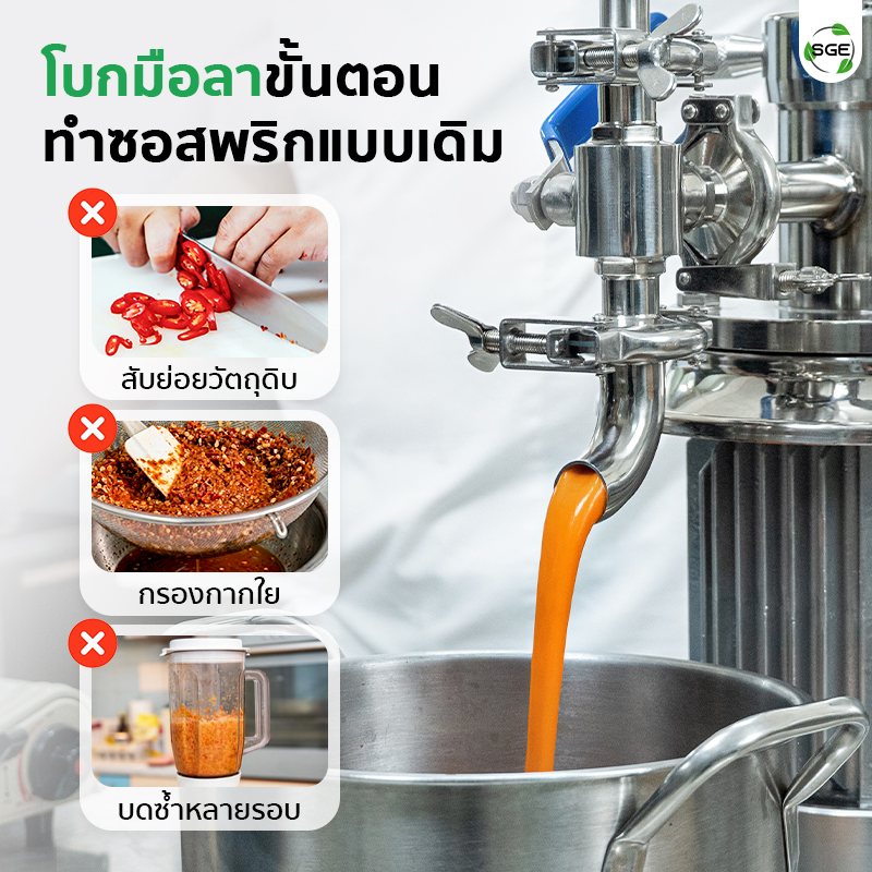เครื่องบดเปียก เครื่องทำซอส Colloid Mill SGE
