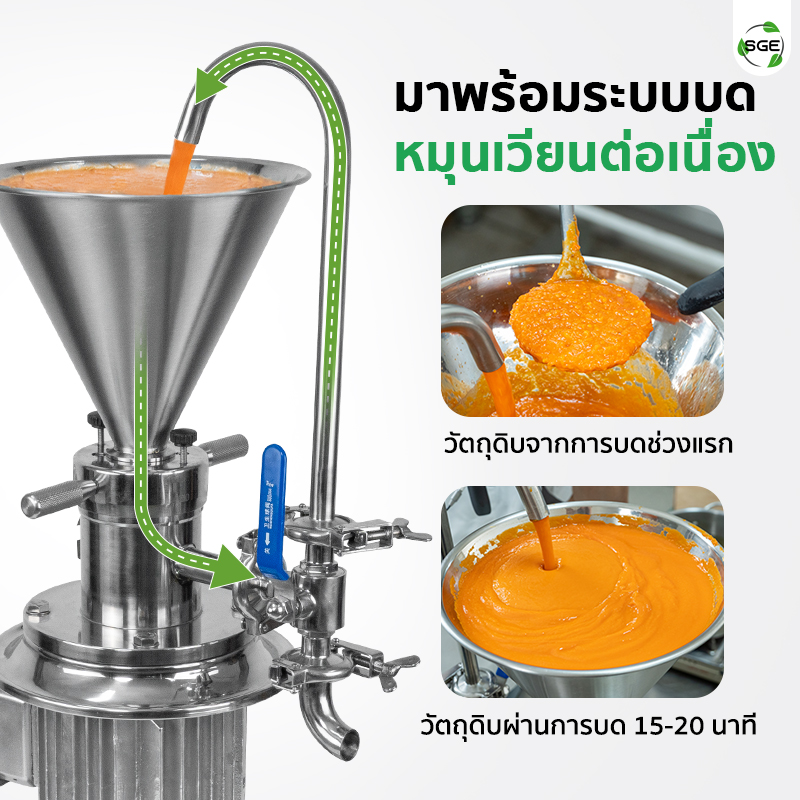 เครื่องบดเปียก เครื่องทำซอส Colloid Mill SGE