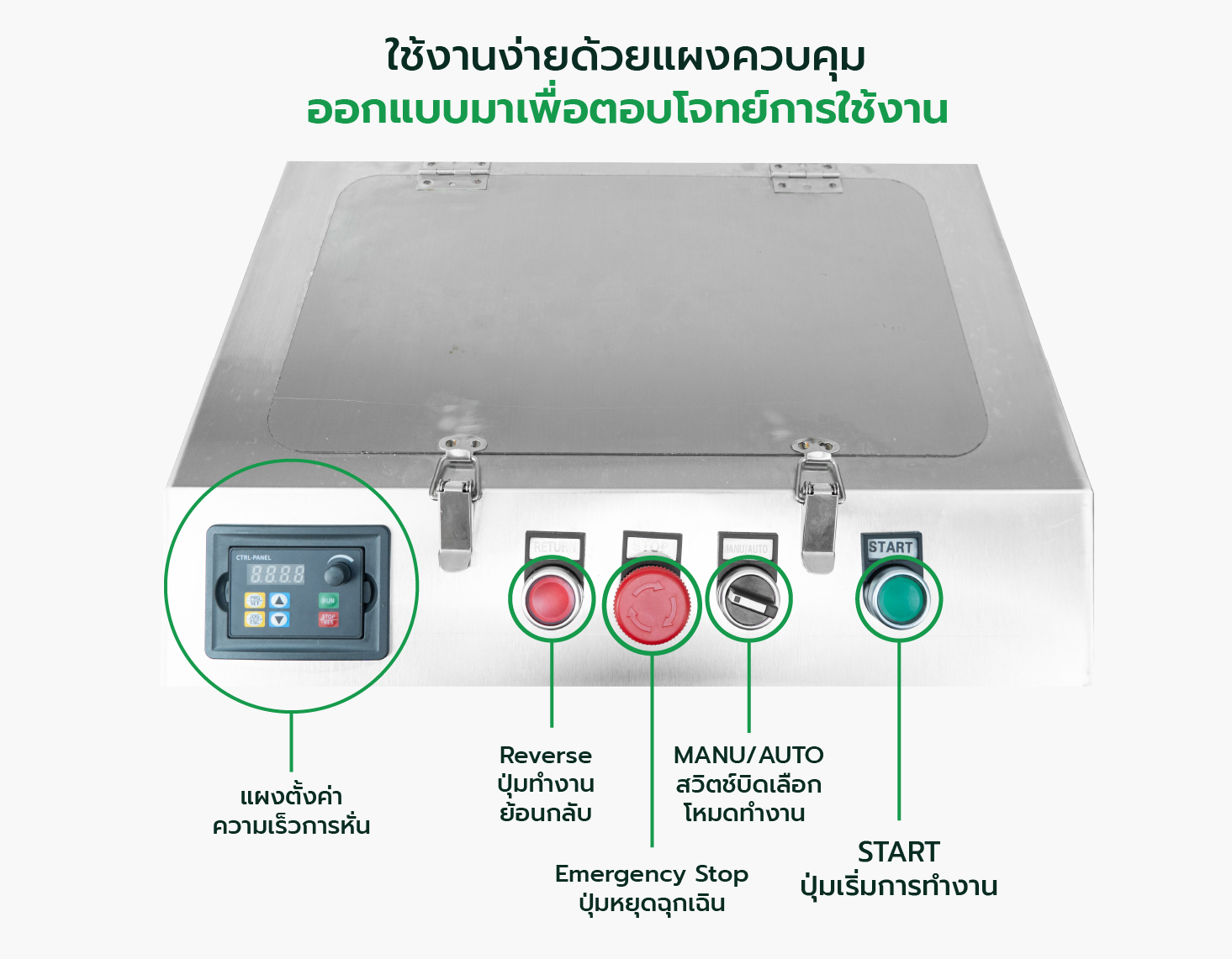 feture-VS-STICK-IND-08 เครื่องหั่นผักอุตสาหกรรม เครื่องหั่นมันฝรั่ง SGE